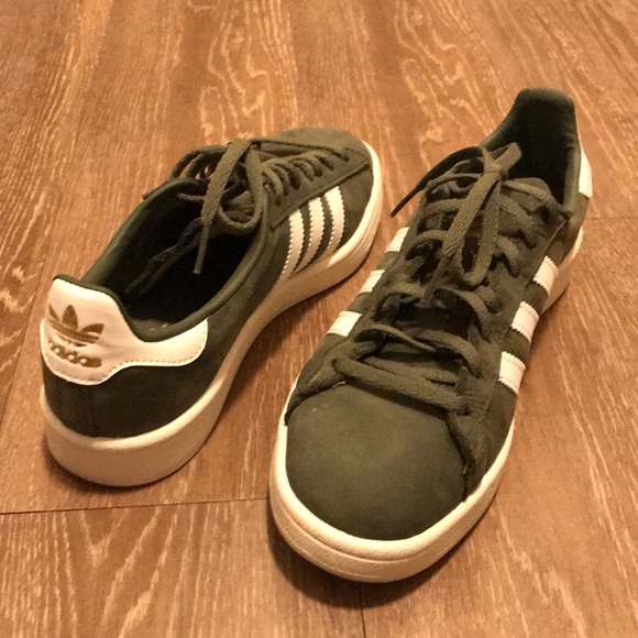 adidas campus olive green